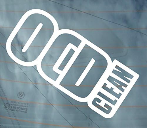 slipstreamsigns OCD CLEAN vinyl sticker decals graphics car van window funny bumper decal graphics stickers JDM