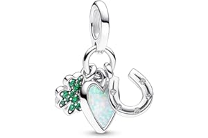 KUNSIR Charme Pearl en argent sterling 925 pour bracelet et collier Pandora Compatible avec bracelets européens pour femmes et filles C1