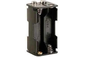 PEREL COUPLEUR DE 4 PILRES AA (LR6), AVEC CONTACTS A PRESSION