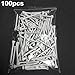 Produktbild 100 Teile/Paket Professionelle Premium Holz Golf Tees 54mm mit Golfball Marker Universal Umweltfreundliche Golf Tees Zubehör - Weiß