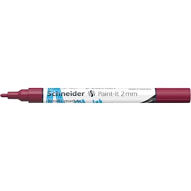 Schneider Matite acriliche Paint-It (set di 3 matite con punta da 2 mm, colori acrilici altamente coprenti