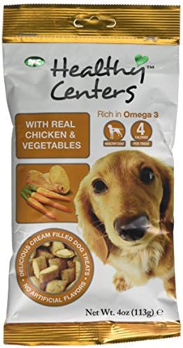 Healthy Centres Chicken &amp; Vegetable Dog Treats - 3 x 113g packs
