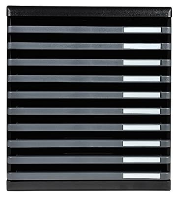 Exacompta Module 10 tiroirs ouvert modulo rc noir