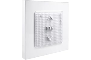 Somfy 2401102 - Smoove Rts, Mando A Distancia De Pared, Sin Cableado Incluye Pila, Para Control De Persianas Somfy Rts