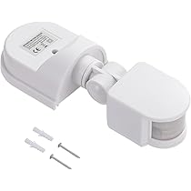 Sensore Movimento PIR 220V - Rilevatore 12m 160° Con Regolazione Luminosità E Tempo - Foto 5