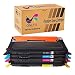 Produktbild ONLYU 4-Pack Kompatibel Samsung CLT-404S CLT-K404S CLT-C404S CLT-M404S CLT-Y404S Tonerkartusche für Samsung SL-C430, SL-C430W, SL-C480, SL-C480W, SL-C480FN, SL-C480FW (1Schwarz/1Blau/1Rot/1Gelb)