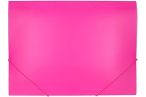 ‎TIPTOP OFFICE TTO Eckspannmappe PP, A3, 3 Einschlagklappen, Neon Rosa