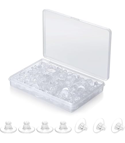 XKSOCT 460 Pezzi Chiusure per Orecchini,Orecchini Chiusura Stopper Schienali per Orecchini in 10 Stili,Orecchino Schiene di Gomma