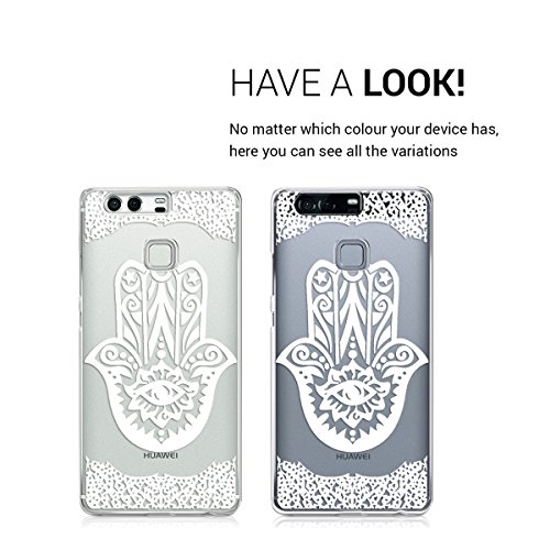 kwmobile Funda para Huawei P9 - Case pl stico para m vil - Cover trasero Dise o Hamsa en blanco transparente reviews kwmobile Funda para Huawei P9 - Case pl stico para m vil - Cover trasero Dise o Hamsa en blanco transparente