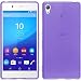 Produktbild PhoneNatic Case für Sony Xperia Z3+ / Plus Hülle Silikon lila transparent + 2 Schutzfolien
