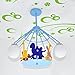 Produktbild Cartoon Karussell Kid 's Room Deckenleuchte Lampe Creative Baby Raum Deckenleuchte Boy Girl Deckenleuchte Pendelleuchte blau