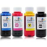 tinta granel Coralgraph TINTA DEL REPUESIO A GRANEL PARA HP HEWLETT PACKARD 4 CANICA 400 ML 4X100ML FOR CARTUCHO RECARGA CISS CIS
