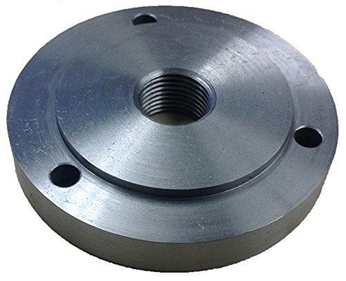 HHIP 3900-3210 3 Jaw Chuck 1-8 Threaded Backplate, 4"