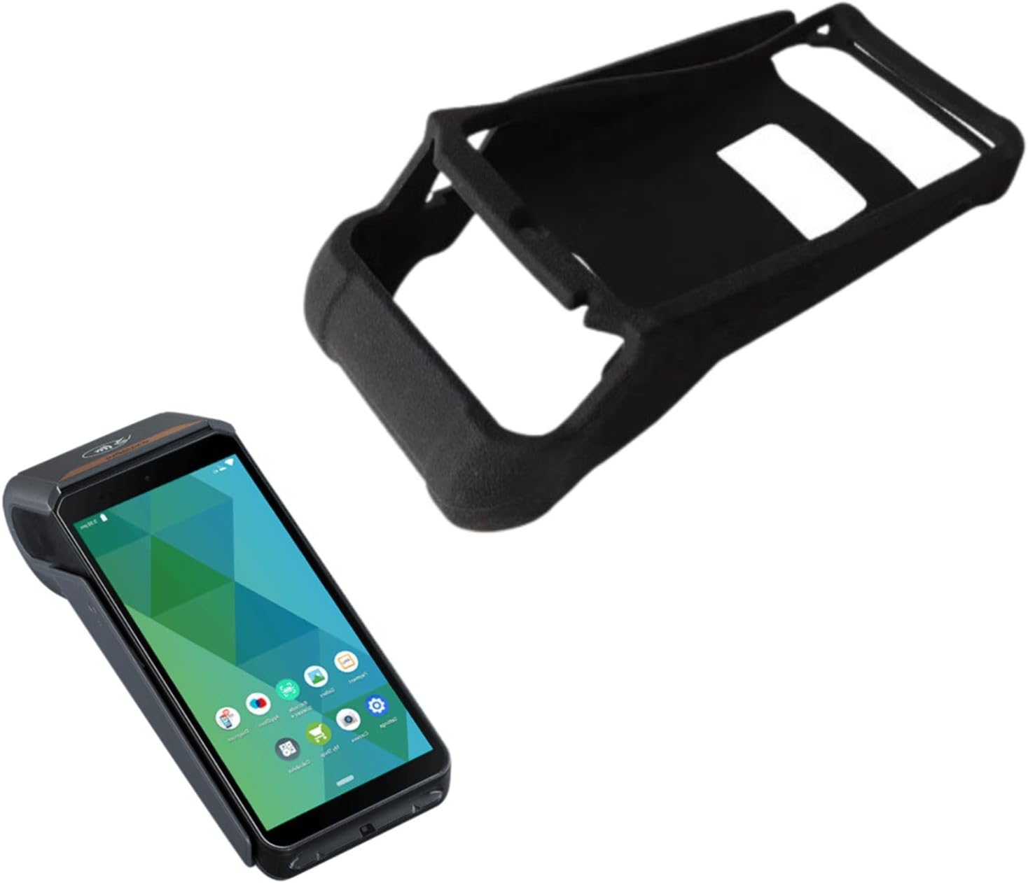 Ventalia Funda de silicona TPV DX8000 – Carcasa protectora anticaídas y antideslizante para datáfono – Protector resistente