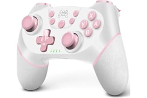 AceGamer Controlador de juego inalámbrico para interruptor, diseño con mango antideslizante, compatible con interruptor/Switch Lite/OLED, control inalámbrico Pro con función Wake