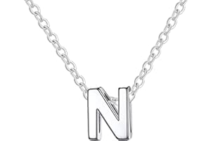 Only faith Collar para mujer con letra inicial Acero inoxidable Colgantes con letras bisutería barata sobre con mensaje original Amigos Novios