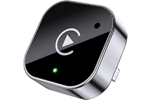 INTENSO 2025 Upgrade Wireless Carplay Adapter UK - 2-in-1 Plug and Play USB to Wireless Car Adapter for iPhone & Android, Seamless Bluetooth Connectivity, Auto Link Car Accessories