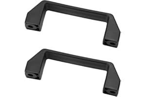 Schürberg Lot de 2 poignées en plastique de 90 mm pour couvercles de portes, couvercles pour machinerie industrielle CNC, imprimante 3D, poignée d'appui, poignée de manœuvre (distance entre les trous