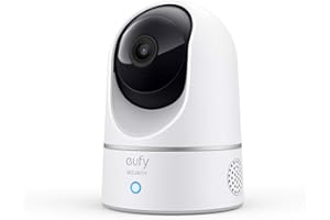 eufy Security Indoor Cam E220, 2K Überwachungskamera Innen, WLAN, Schwenkbar, Kameraüberwachung Innen, mit Nachtsicht, Personen- & Haustiererkennung, Bewegungsverfolgung, HomeBase 3 Kompatibel