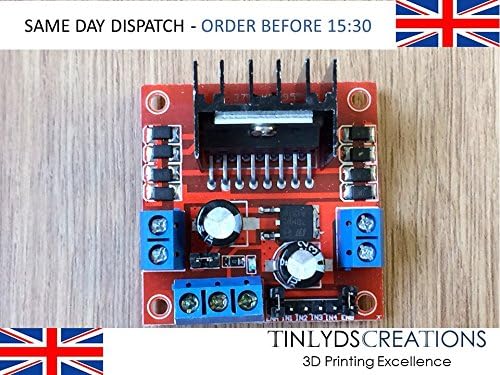 L298N H Bridge Stepper Motor Driver Controller Board Arduino, Pi, ESP - UK
