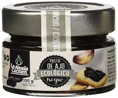 La Abuela Carmen Pasta de Ajo Negro Ecológico - 2 Paquetes de 100 gr - Total: 200 gr