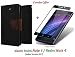 Goelectro Xiaomi Redmi Note 4 / mi redmi note 4 / Redmi Note 4 (COMBO OFFER) Flip Cover Case Wallet Style for Redmi Note 4 ( Black,brown ) + 2.5D curved 3D Edge to Edge Tempered Glass Screen Protector ( Black ) RS.349.00