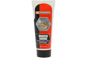 FACOM Graisse Cuivre, Freins, Embrayage, Bougies, Haute Température +1100°C, 200gr