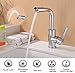 Produktbild MLFMHR MTC5201 Chrome Waschbecken Wasserhahn 360 ° Rotierenden Waschbecken Bad Einlochmontage Heißer Und Kalten Wasserhahn Waschbecken Wassersparende Mischventil