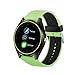 Produktbild Fuibo Smartwatch, V9 Bluetooth 4,0 0,3 M Kamera Handgelenk Anruf Smart band Schrittzähler Kamerad Smart Uhr | Intelligente Armbanduhr Sport Fitness Tracker Armband (Grün)
