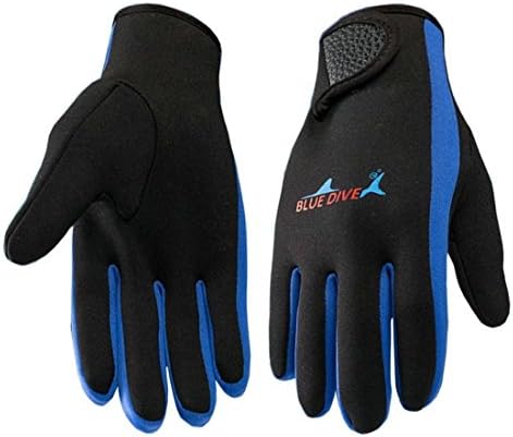 IREENUO Wetsuits 1.5 mm Premium Neoprene Gloves Five Finger Scuba Diving Gloves
