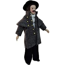 Melody Jane Puppenhaus Figur – Modern Man In Beiger Jacke, Porzellan-Puppe Im Maßstab 1:12 (ca. 15 Cm)