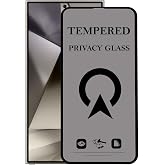 KZY Contact Fully Coated Privacy Ghost Tempered Screen Protector Glass Compatible with Samsung Galaxy S24 Ultra