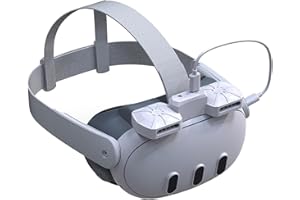 BEISDIRECT Osłona twarzy VR do zestawu słuchawkowego Meta Quest 3 VR Interfejs twarzy, chłodnica fajna maska, poszerzona podkładka pod oczy, zamiennik osłony twarzy, akcesoria VR do Quest 3, akcesoria do Quest 3