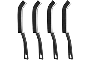 LUTFI 4 Stück Spaltreinigungsbürste, Hartborsten-Eckenreinigungsbürste, Fugenreinigungsbürste Reiniger-Schrubbbürste, Reinigungsbürste Schmal für Küche Badezimmer Fliesenböden