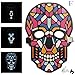 Price comparison product image TAOtTAO Halloween Sound Reactive Full Face LED Light Up Mask Dance Rave EDM Plur Party (F)