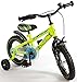 Produktbild Volare 12 Zoll Fahrrad mit Rücktritt und Stützräder Kinderfahrrad Jungen Grün 71234