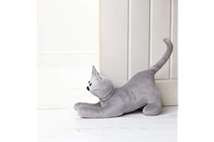 HESTIA Silver Luxe Diamante CAT Door Stop