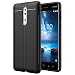 Produktbild MoKo Nokia 8 Hülle - [Curve Shape Design] Ultra Slim Flexible TPU S-Line Handy Schutzhülle Schale Phone Case Cover Bumper für Nokia 8 Smartphone, Schwarz