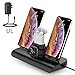 Price comparison product image 4 in 1 Charging Stand Wireless Charger for Smart Watch , Wireless Charging Pad Stand for Phone, Charger Dock Station Holder for Smart Watch Charger Series 4/3/2/1/Phone Xs/X Max/XR/X/8/8Plus/6/Air Pod