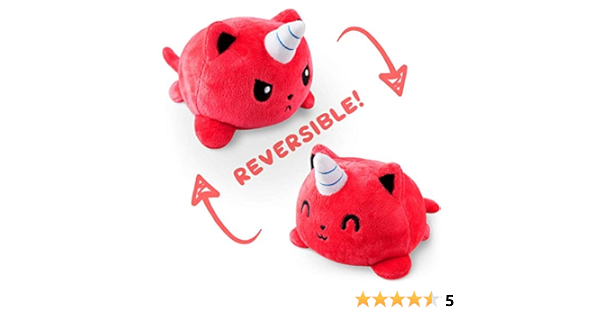 reversible cat plush uk