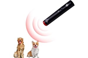 GreeHse Anti Barking Device, Ultrasonic Dog Barking Deterrent Devices, Rechargeable Dog Barking Control Device, Pet Training Device, Stop Barking & Repeller for Most Dogs Indoor Outdoor (ZQG001)
