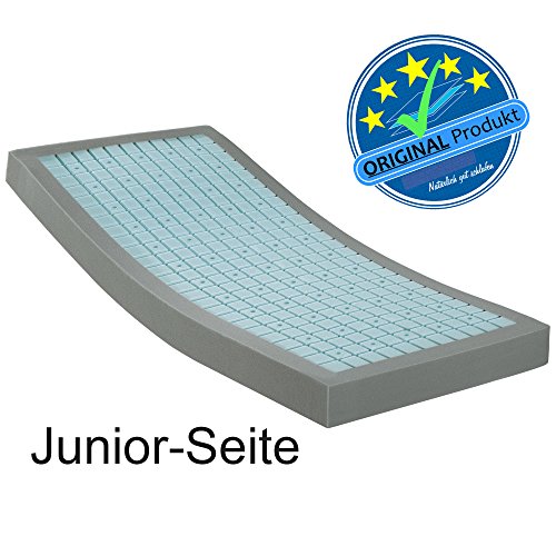 ABC Junior-Duo Kindermatratze mit Trittkante, Baby und Kleinkindseite, Bezug mit Aloe Vera - 4