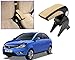 Auto Pearl - Premium Quality Beige Chrome Armrest Console Box For - Tata Zest RS.1199.00