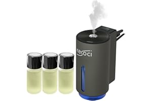 KESOCI Smart Car Air Freshener: Revolutionary Smart Car Diffuser Vent Clip with 3 Exclusive 10 ml Fragrances (Fresh Essence Collection)