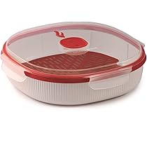 Contenitore Per Microonde Con Coperchio - Cottura A Vapore, Per Pesce, Panini E Verdure