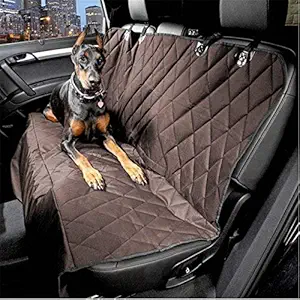 Sri Pet Seat Cover Car Seat Cover for Pets, Brown