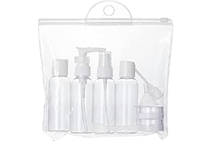 BLOMBLAUM Kit liquidi aereo 100ml | Contenitori da viaggio per liquidi | Porta shampoo aereo | Flaconi da viaggio 100 ml | Porta sapone da viaggi | Recipiente per shampoo e creme