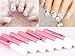 LyDia® Professional 10 Sizes 100pcs Package False/Fake French Nail Tips in most popular colours White/Clear/Natural for Nail Art Acrylic/UV Gel/French Nail/Nail Extension/Nail Decoration + Free 2g Nail Adhesive Glue (10 x Nail Glue)