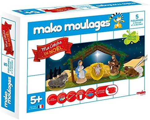 Dujardin – 39012 – Art & Craft Kit – Mako Moulages Nativity - 5 Moulds
