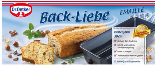 Dr. Oetker 2368 Kastenform 30cm BackLiebe Emaille - 2